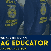 We are hiring an Ag Instructor and FFA Advisor